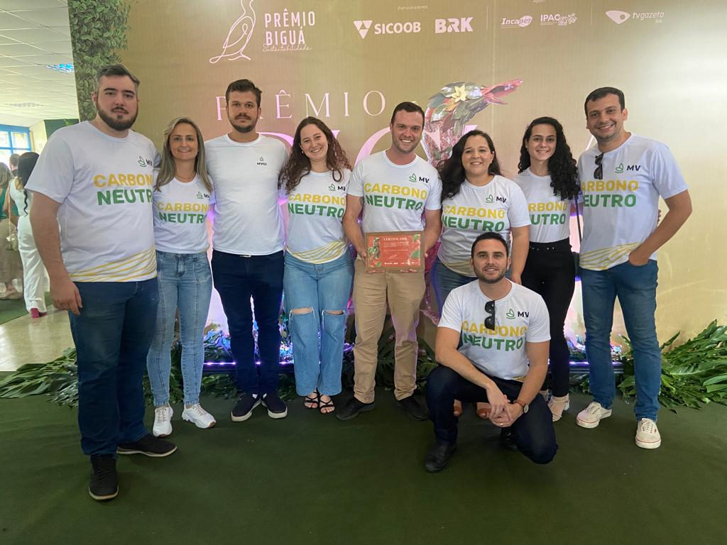 MVGI conquista o segundo lugar no Prêmio Biguá de Sustentabilidade 2022